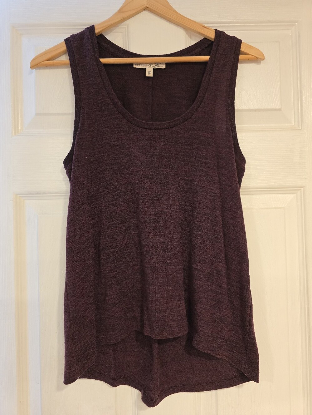 Express Maroon Tank Top